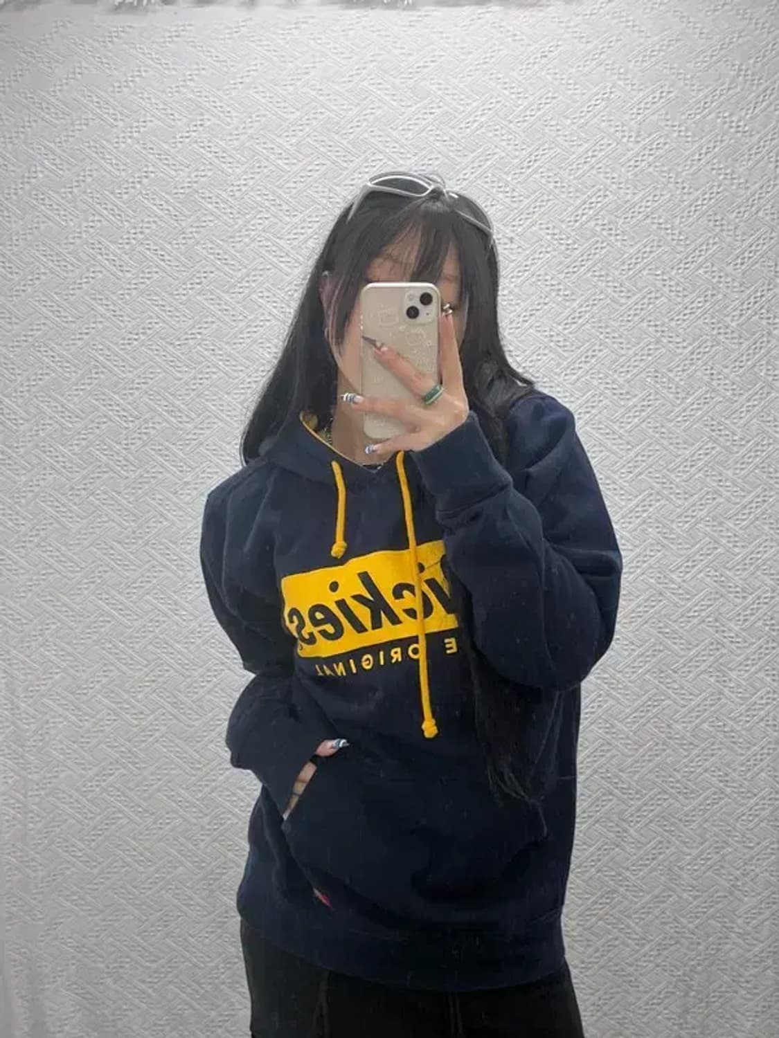 디키즈 올드스쿨 빅로고 기모 후드티 100 C06246 상품이미지2