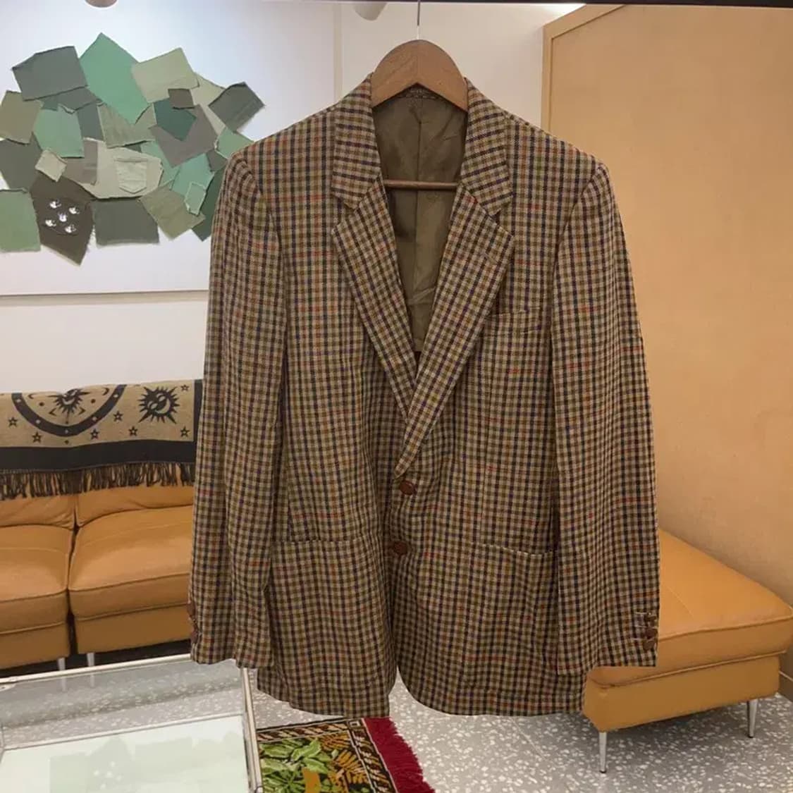 지방시 정장 울 체크 블레이저 자켓 90 C06307 상품이미지3