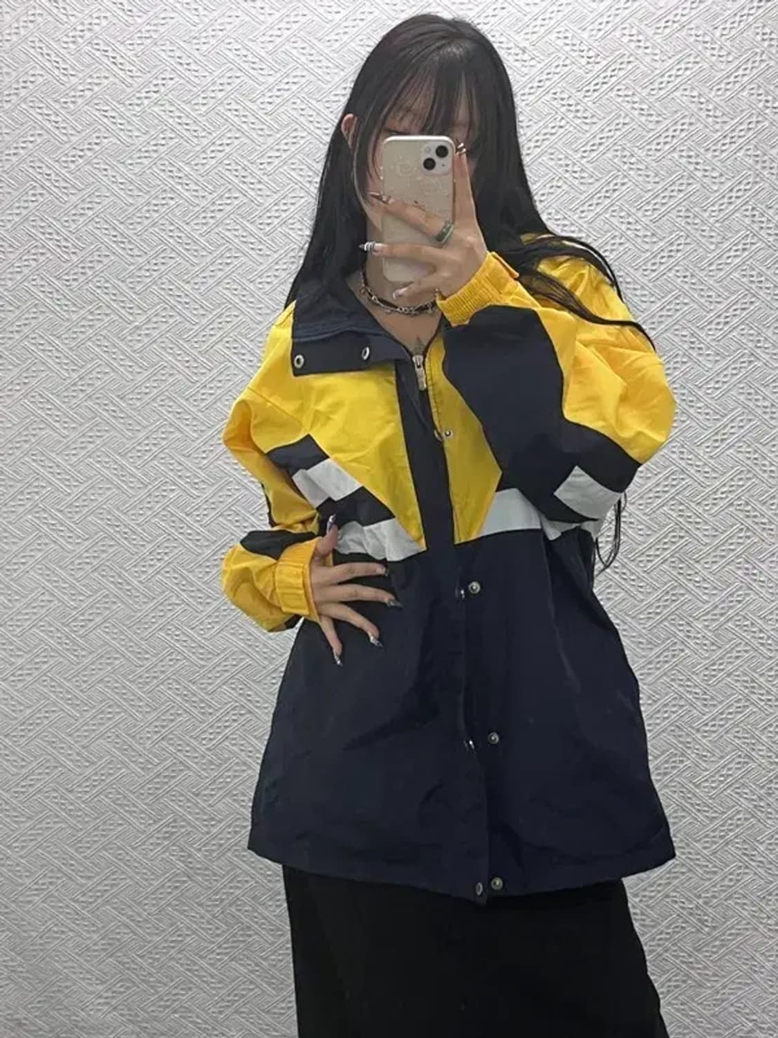 플레이보이 90s 올드스쿨 오버핏 윈드러너 바람막이 110 C06362 상품이미지1