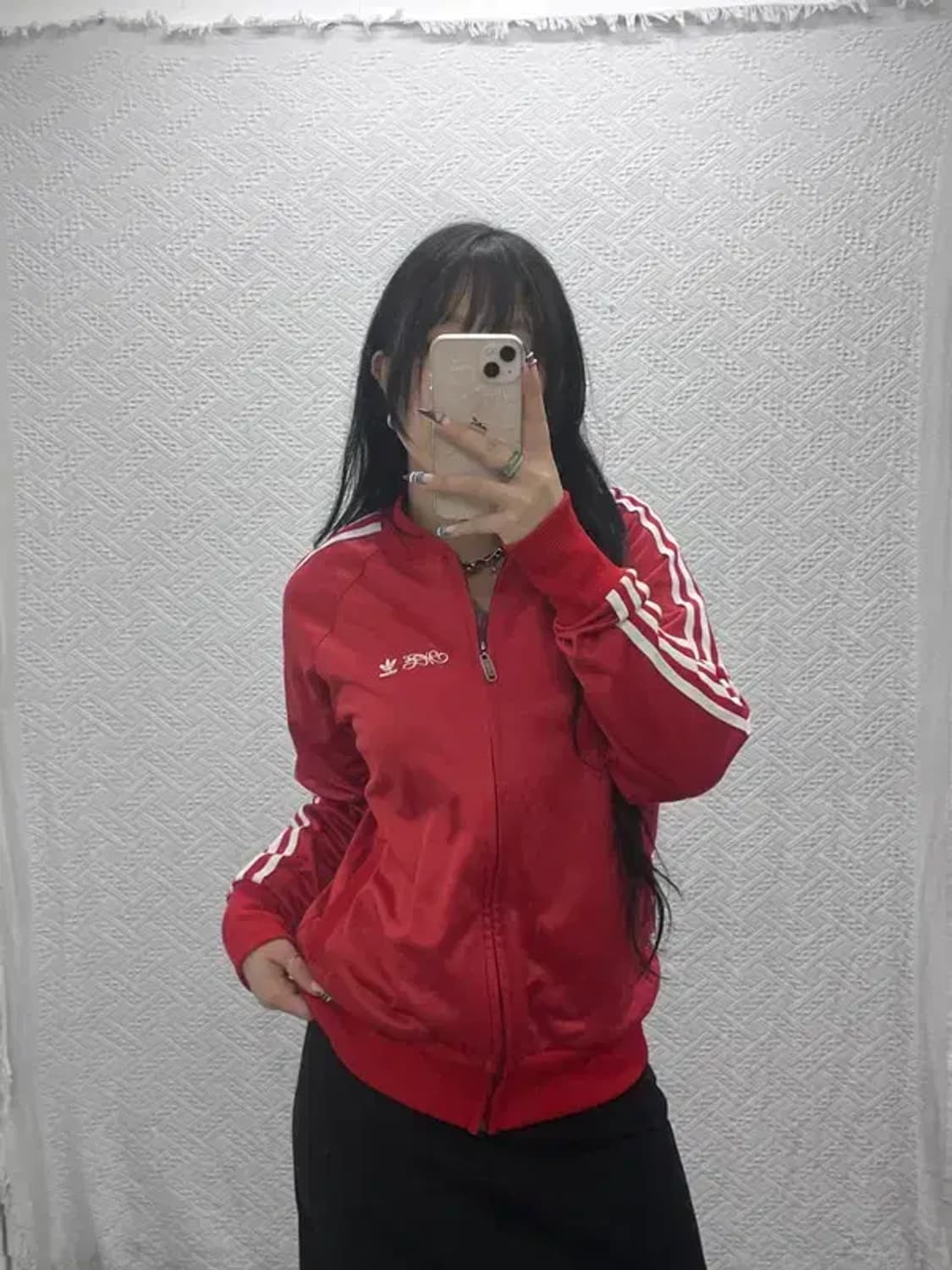 아디다스 미시엘리엇 흑탭 트랙탑 져지 집업 95 C05841 상품이미지2