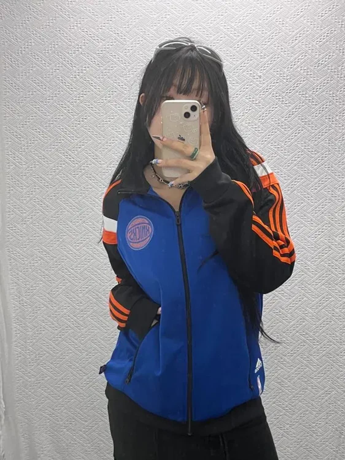 아디다스 NBA 뉴욕닉스 트랙탑 져지 집업 105 C05999 상품이미지1