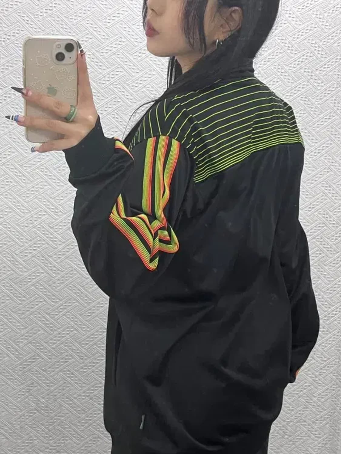 아디다스 형광 트랙탑 져지 집업 105 C06158 상품이미지2