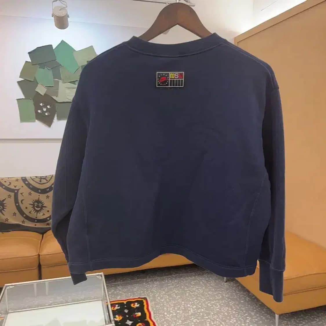 나이키 올드스쿨 레트로 세미크롭 맨투맨 S C07719 상품이미지4