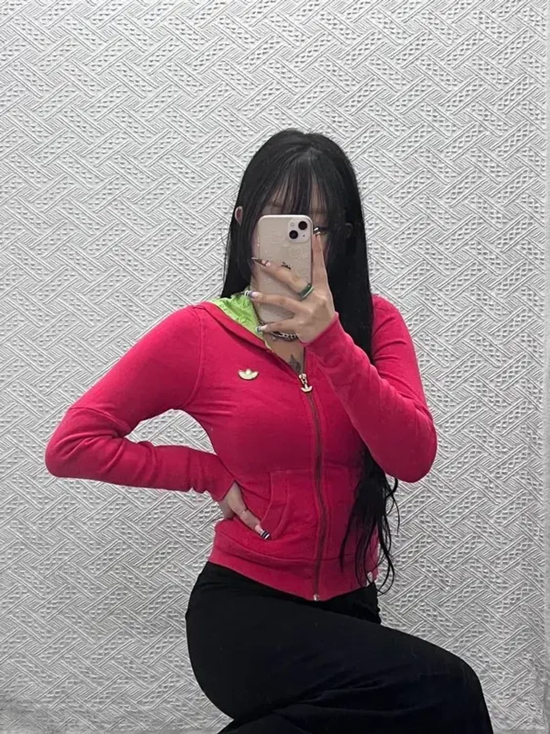 아디다스 Y2K 레트로 00's 네온컬러 후드집업 85 C07723 상품이미지1