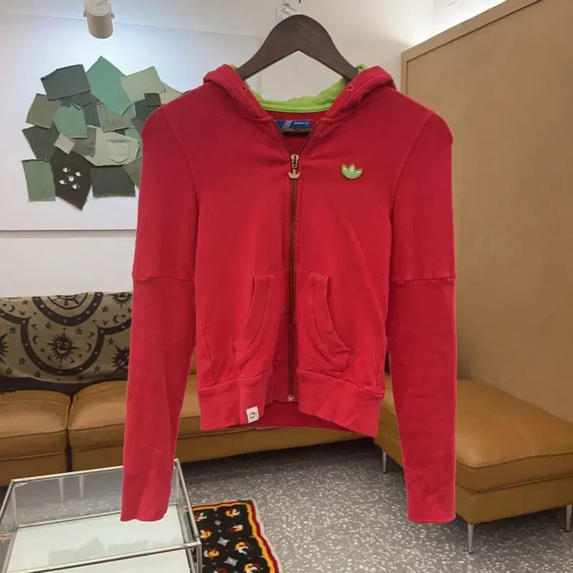 아디다스 Y2K 레트로 00's 네온컬러 후드집업 85 C07723 상품이미지3