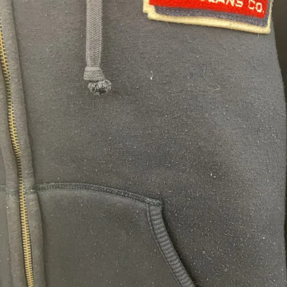 폴로 랄프로렌 올드스쿨 빈티지 자수패치 양털 후드집업 M C07724 상품이미지6