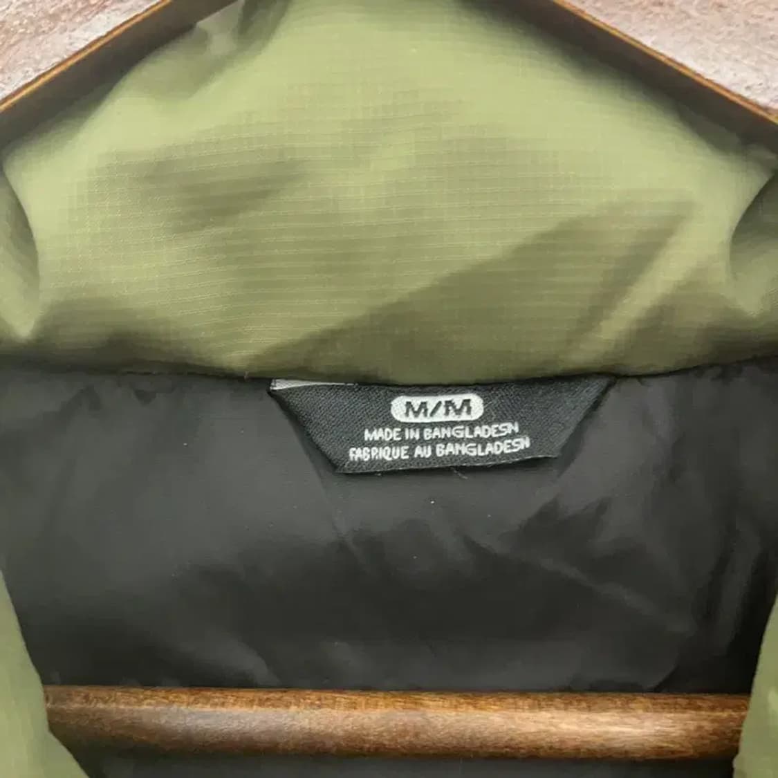 노스페이스 레트로 빈티지 말차카키 엘보패치 패딩 100 C07726 상품이미지4