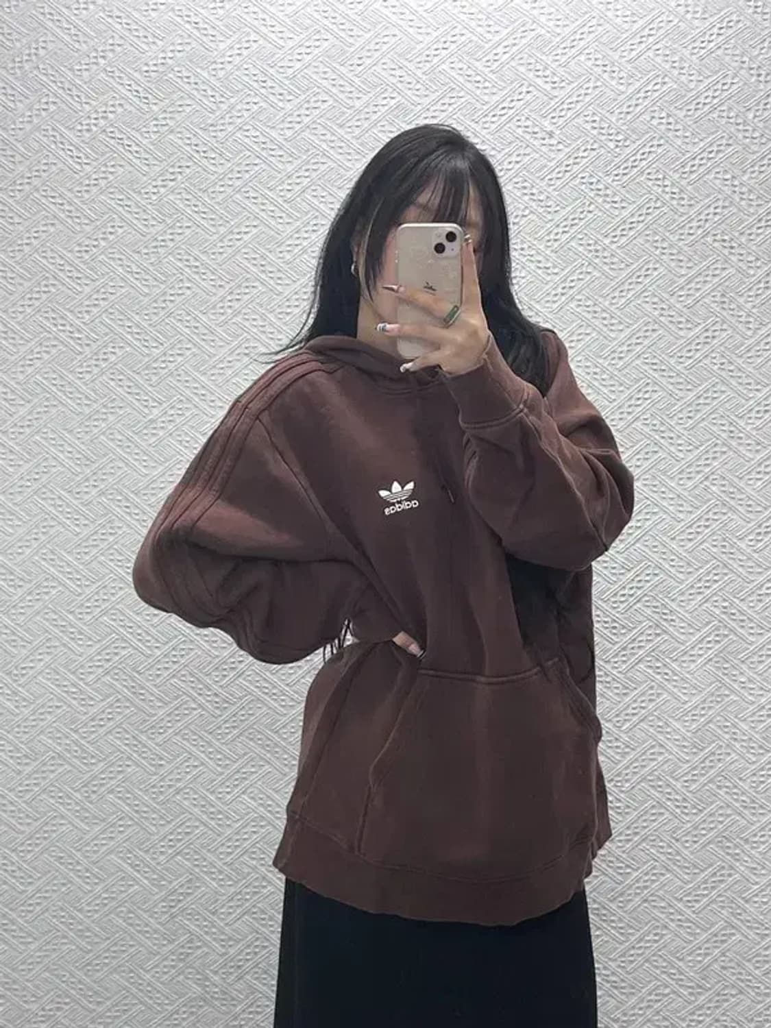 아디다스 빈티지 폭닥 오버핏 캐주얼 기모 후드티 M C07729 상품이미지2