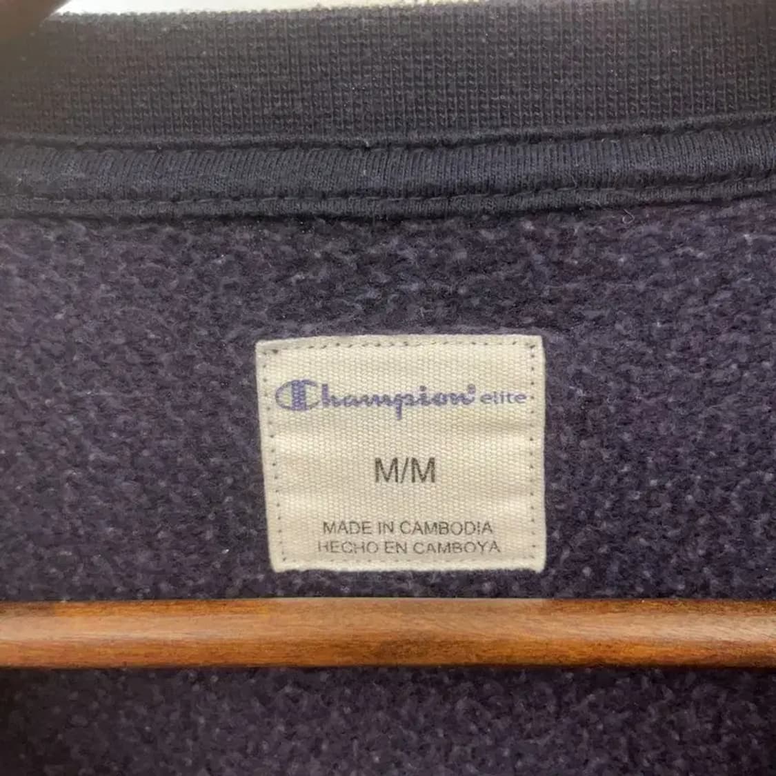 챔피온 올드스쿨 캐주얼 스펠로고 약기모 맨투맨 M C07734 상품이미지5