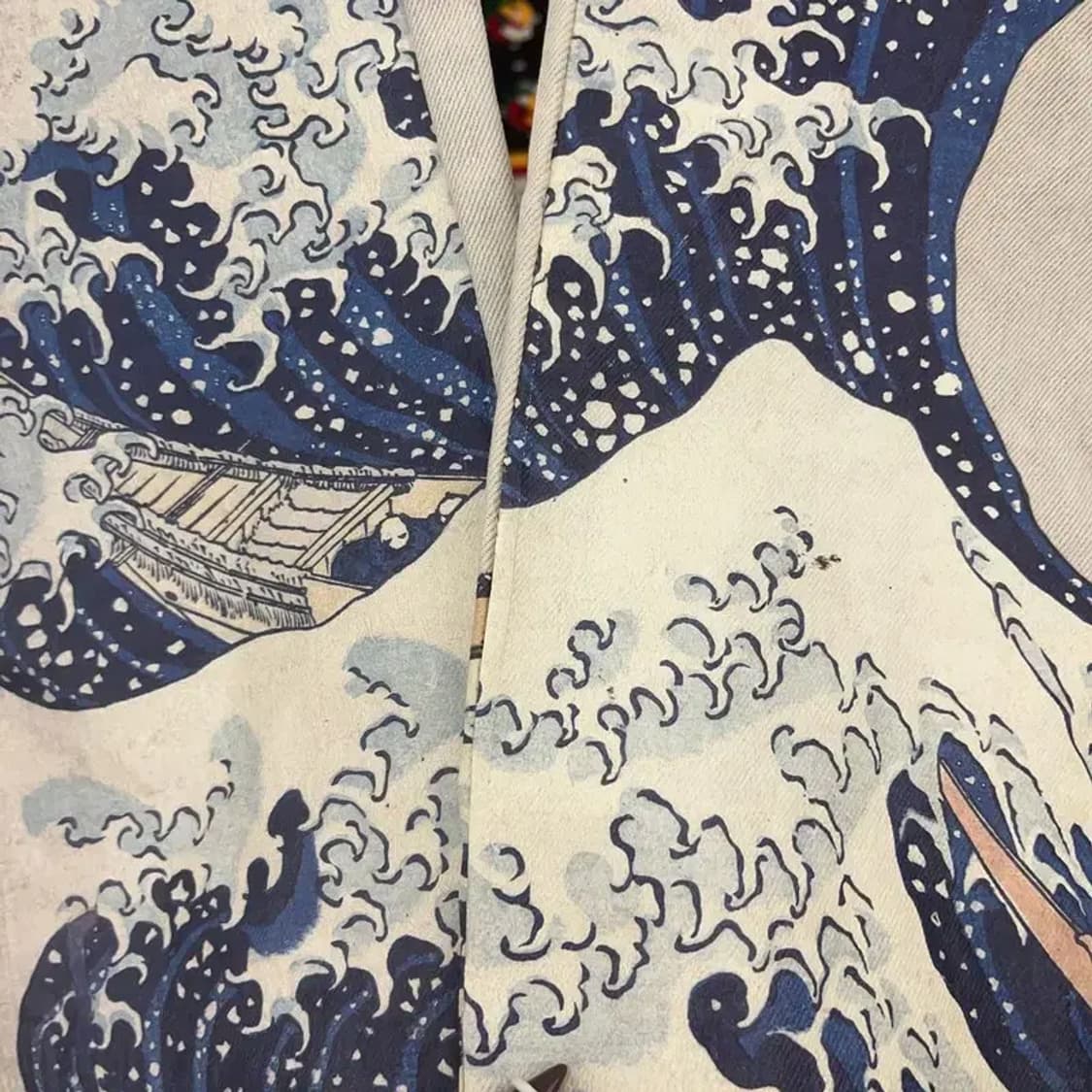 엠앤엠 일본풍 프린팅 스케치 데님팬츠 29인치 C07750 상품이미지8