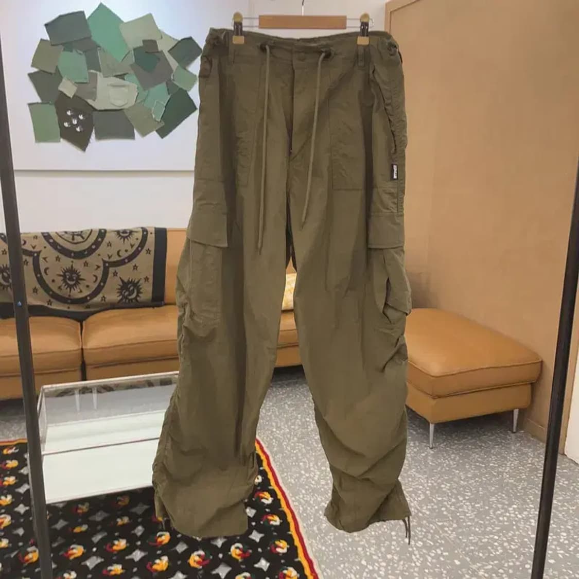 엑스톤즈 스트릿힙합 올리브카키 카고팬츠 M C07755 상품이미지3