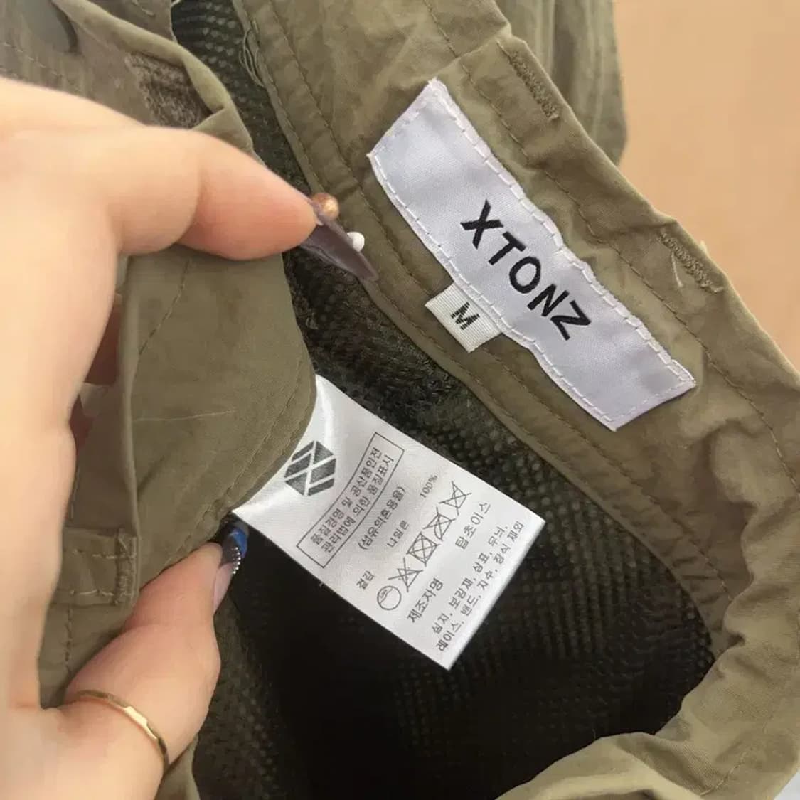 엑스톤즈 스트릿힙합 올리브카키 카고팬츠 M C07755 상품이미지5