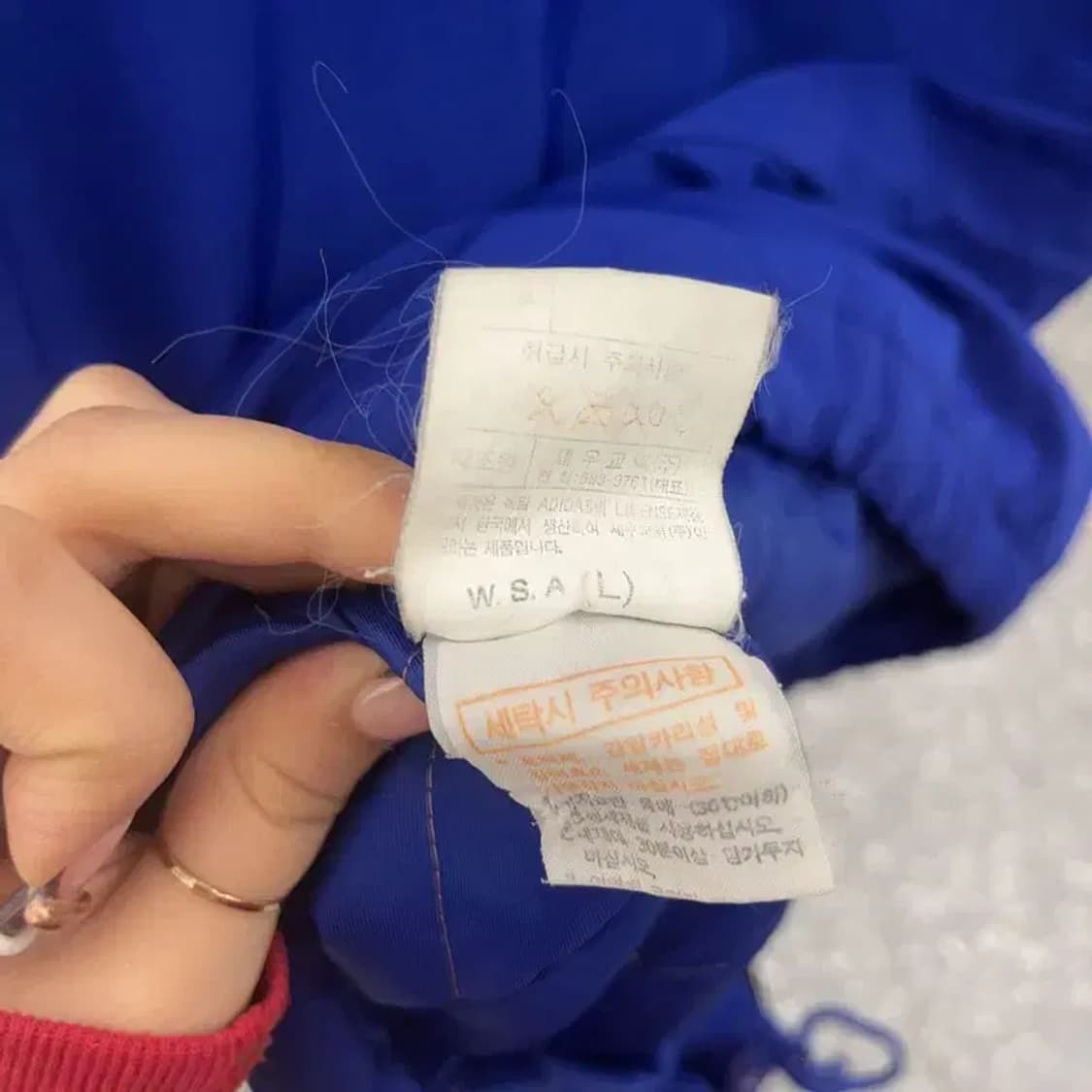 아디다스 90s 올드스쿨  사선로고 바람막이 자켓 95 C07725 상품이미지6