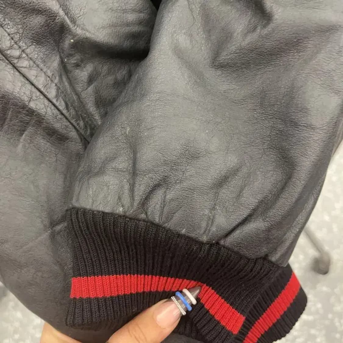 나이키 올드스쿨 90's 점프맨 레더 바시티 자켓 100 C07737 상품이미지10