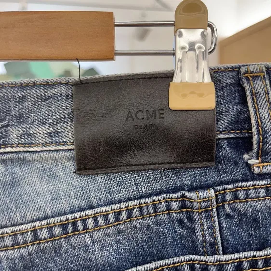 ACME 빈티지 와이드 워싱 데님팬츠 S C07754 상품이미지5