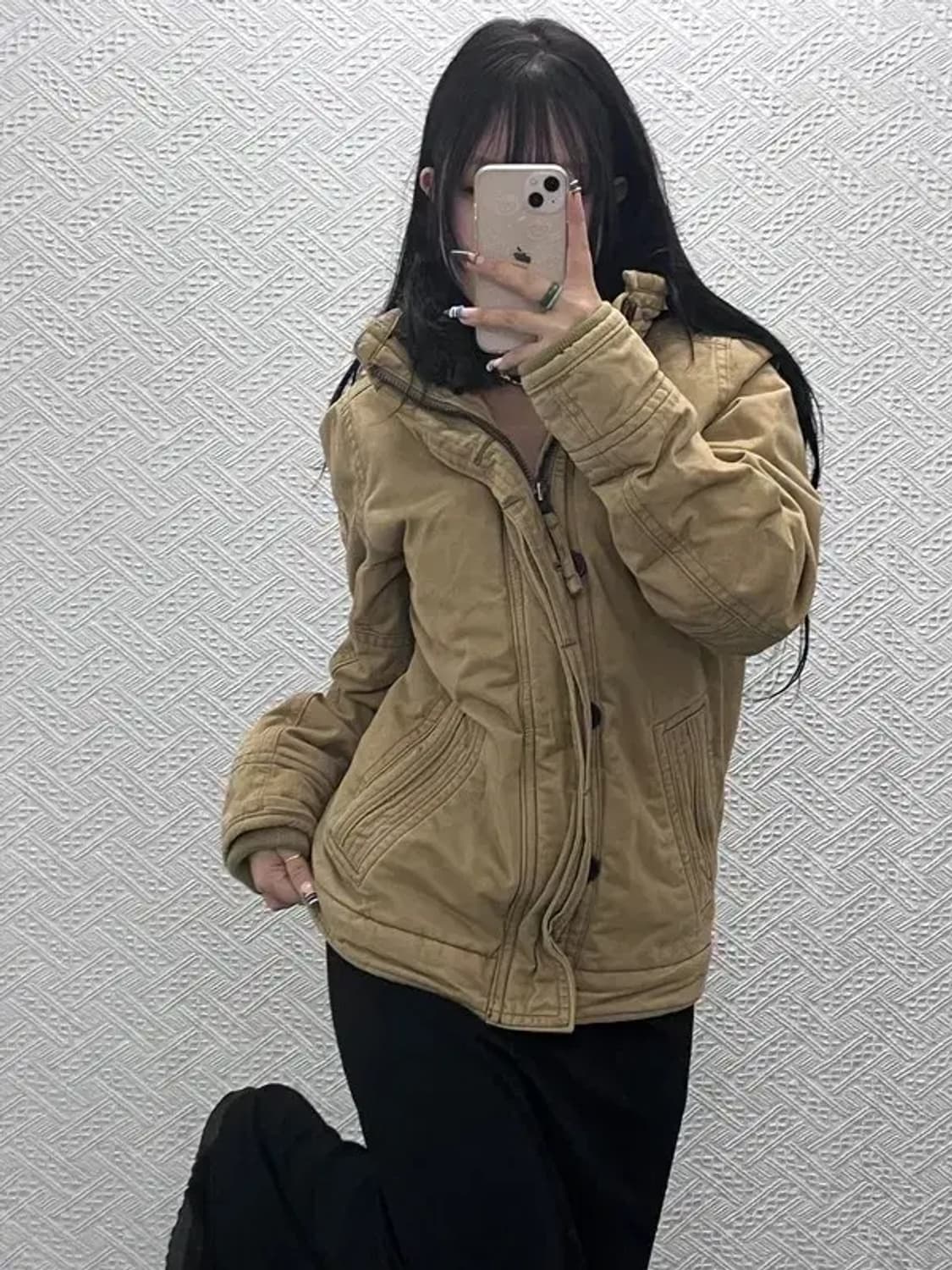 아베크롬비 컨트리 빈티지 트러커 야상 양털 자켓 M C07738 상품이미지1