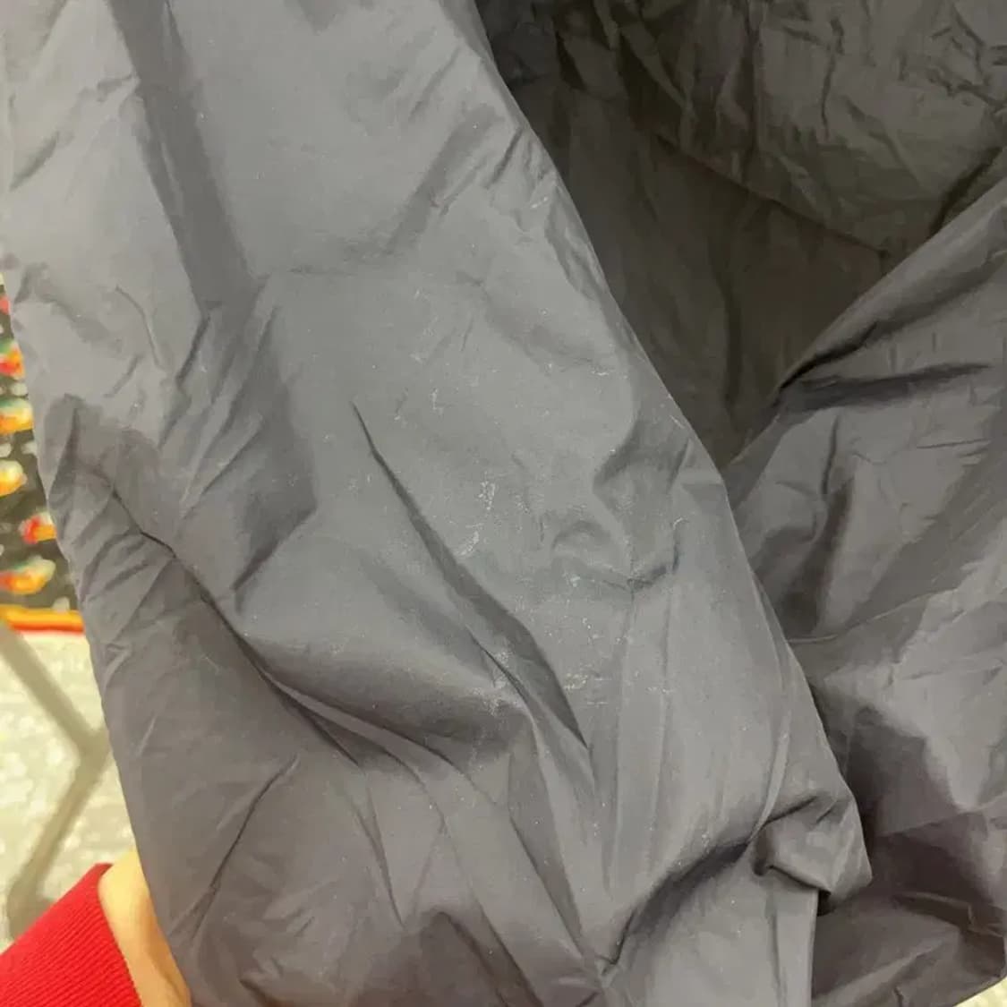 퀵실버 배색 피스타치오그린 아노락 반집업 바람막이 XL C07743 상품이미지7