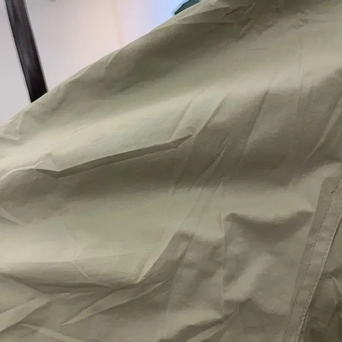 퀵실버 배색 피스타치오그린 아노락 반집업 바람막이 XL C07743 상품이미지9