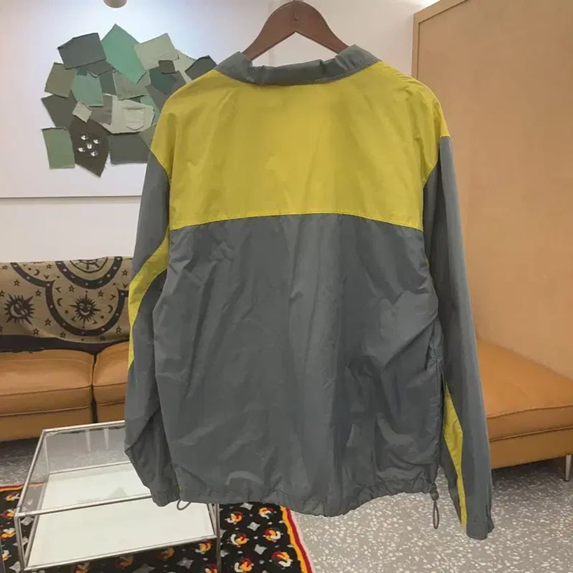 아디다스 올드스쿨 테크웨어 배색 바람막이 아노락 M C07744 상품이미지4