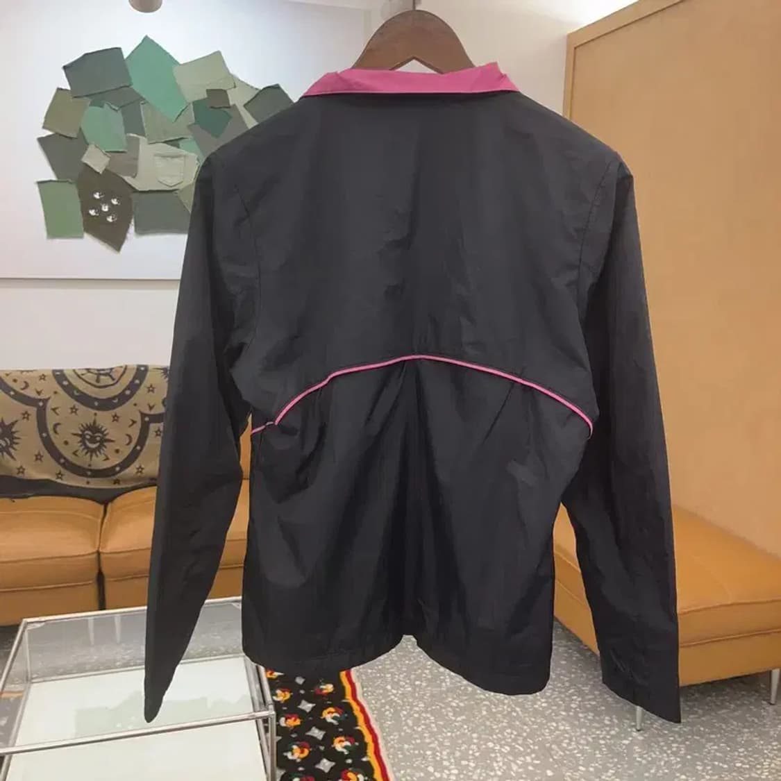 나이키 빈티지 핫핑크카라 러닝 바람막이 집업 M C07745 상품이미지4