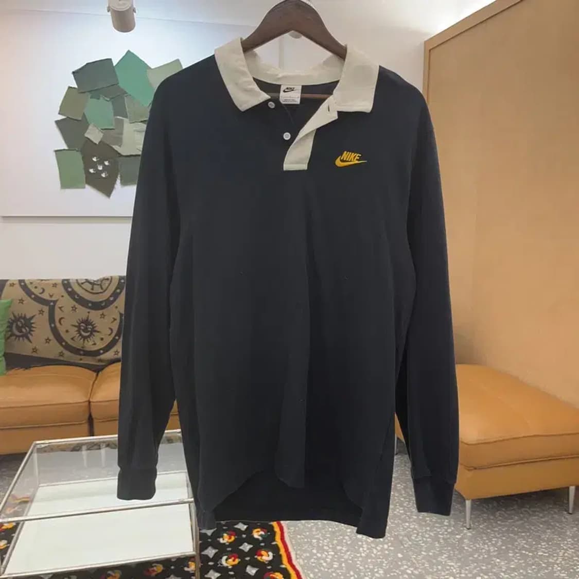 나이키 올드스쿨 레트로 럭비 카라 롱슬리브 L C07760 상품이미지3