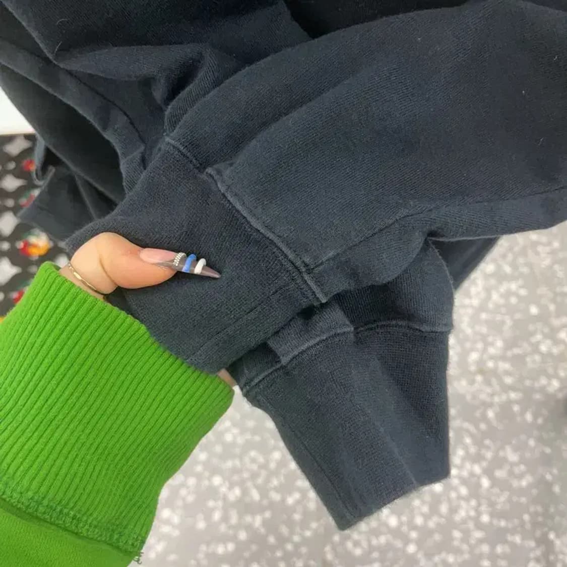 나이키 올드스쿨 레트로 럭비 카라 롱슬리브 L C07760 상품이미지7