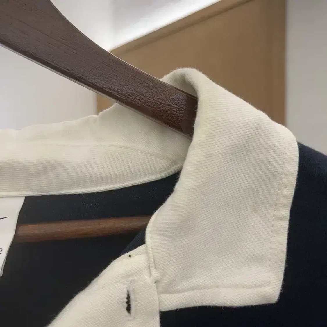 나이키 올드스쿨 레트로 럭비 카라 롱슬리브 L C07760 상품이미지8