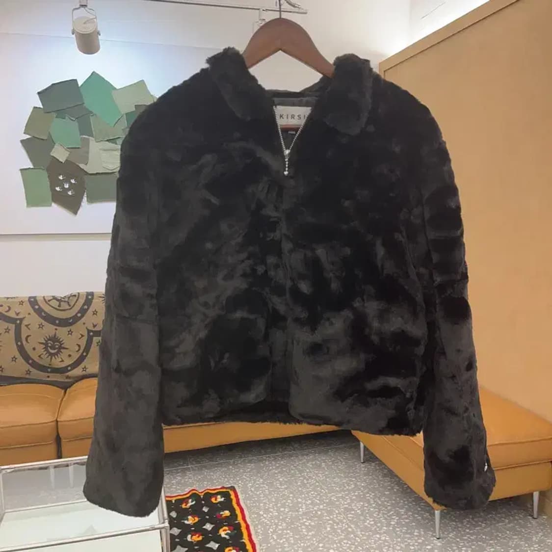 키르시 스트릿 모던시크 핀터감성 퍼 자켓 1 C07762 상품이미지3