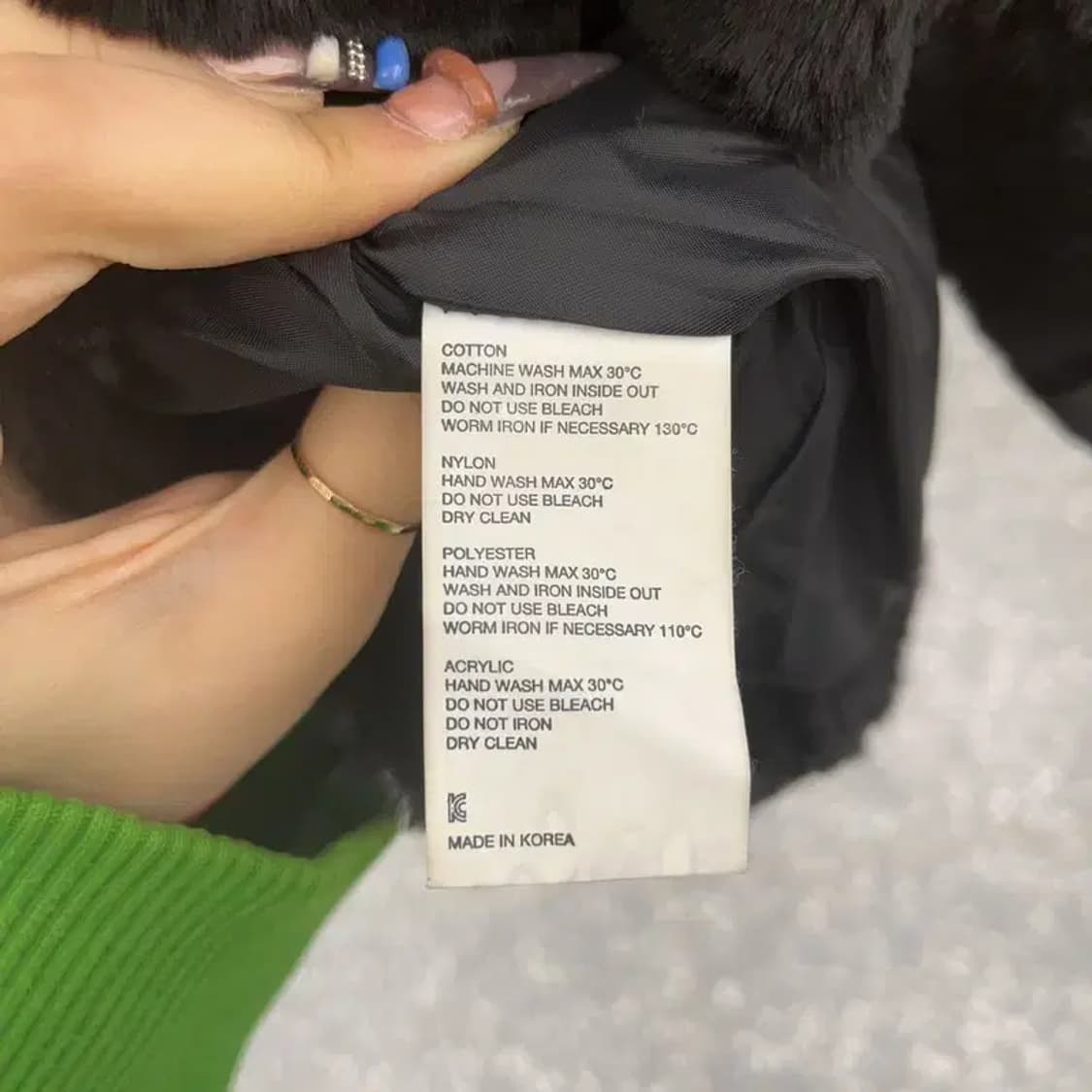 키르시 스트릿 모던시크 핀터감성 퍼 자켓 1 C07762 상품이미지6