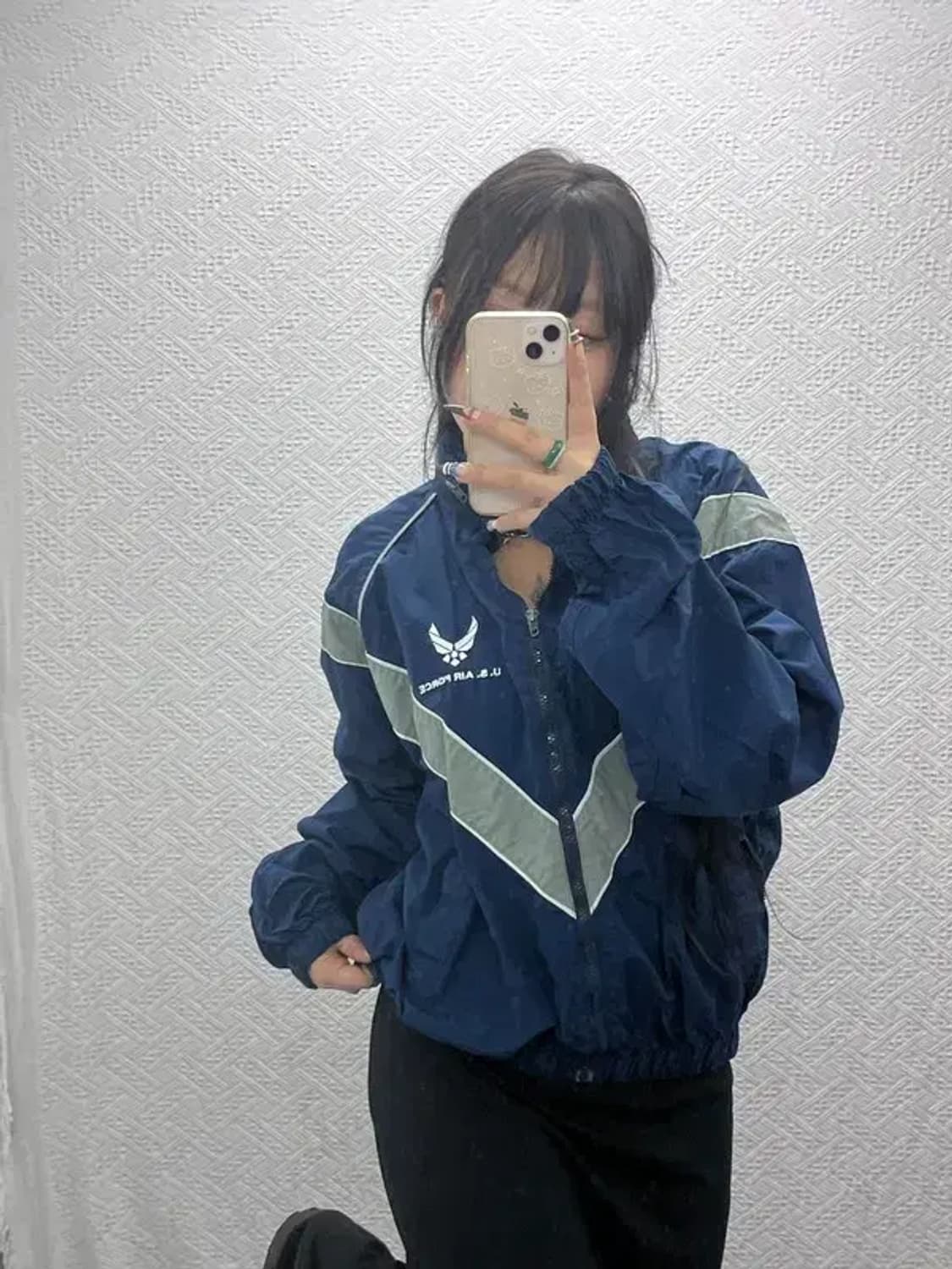 빈티지 레트로 미공군 트레이닝 바람막이 자켓 C07763 상품이미지1