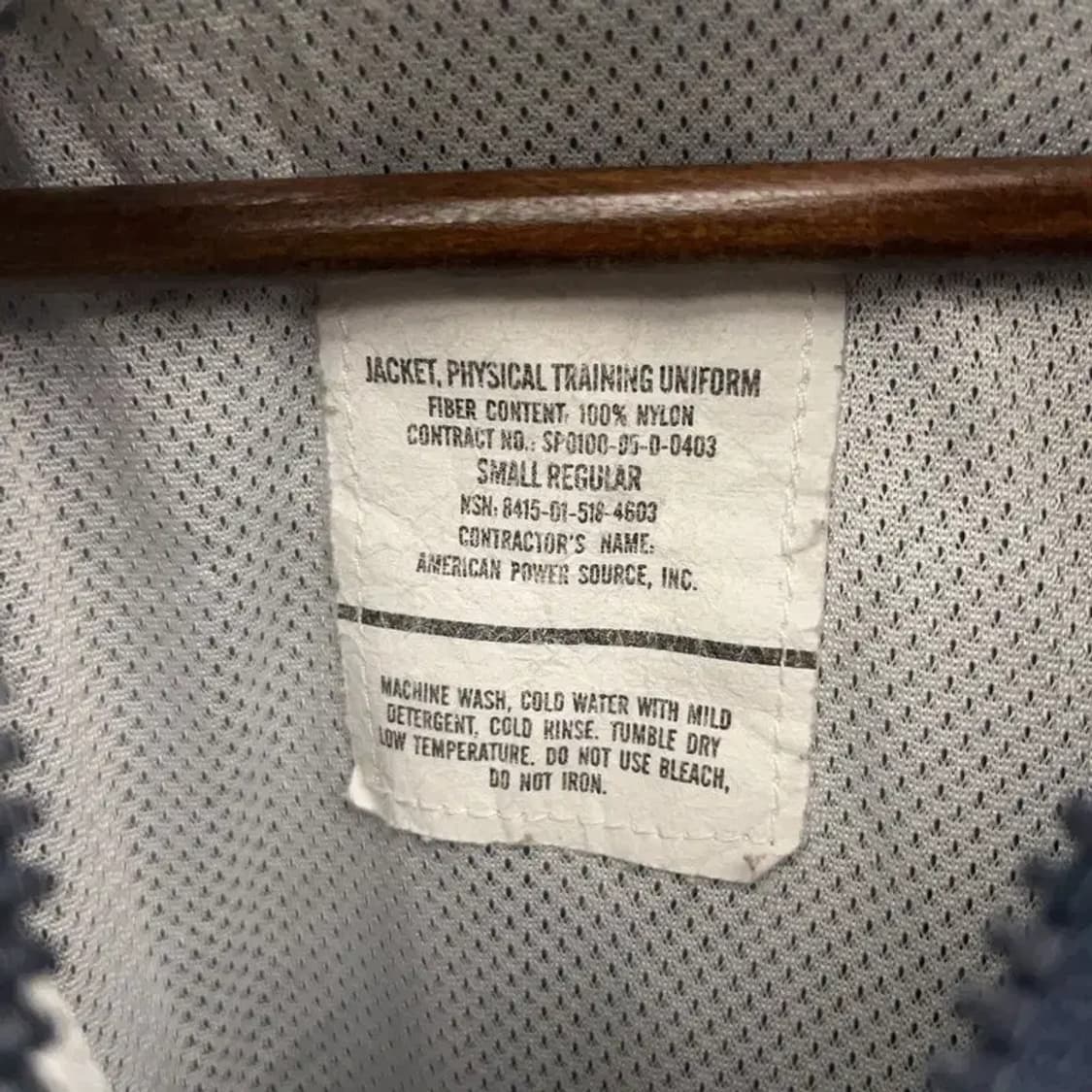 빈티지 레트로 미공군 트레이닝 바람막이 자켓 C07763 상품이미지5