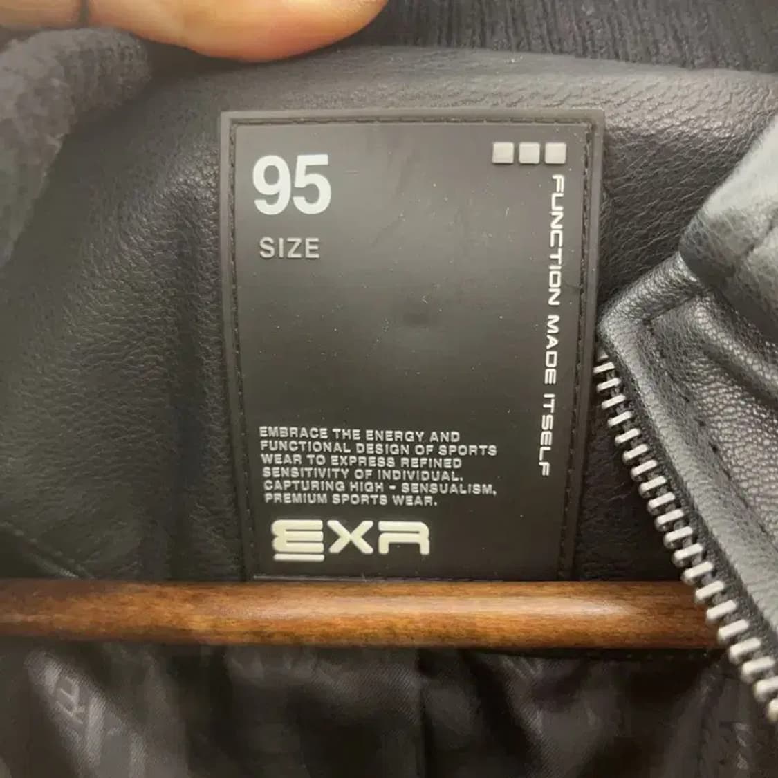 EXR 스트릿 락시크 슬림핏 바이커 라이더 가죽자켓 95 C07773 상품이미지5