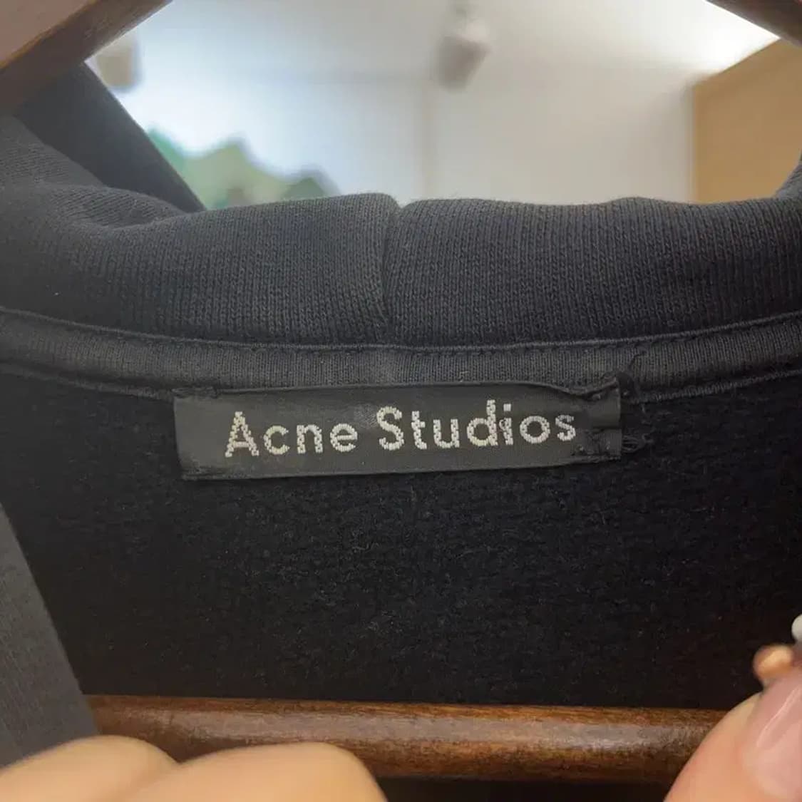 아크네스튜디오 페리스 페이스 약기모 후드티 XS C07778 상품이미지5