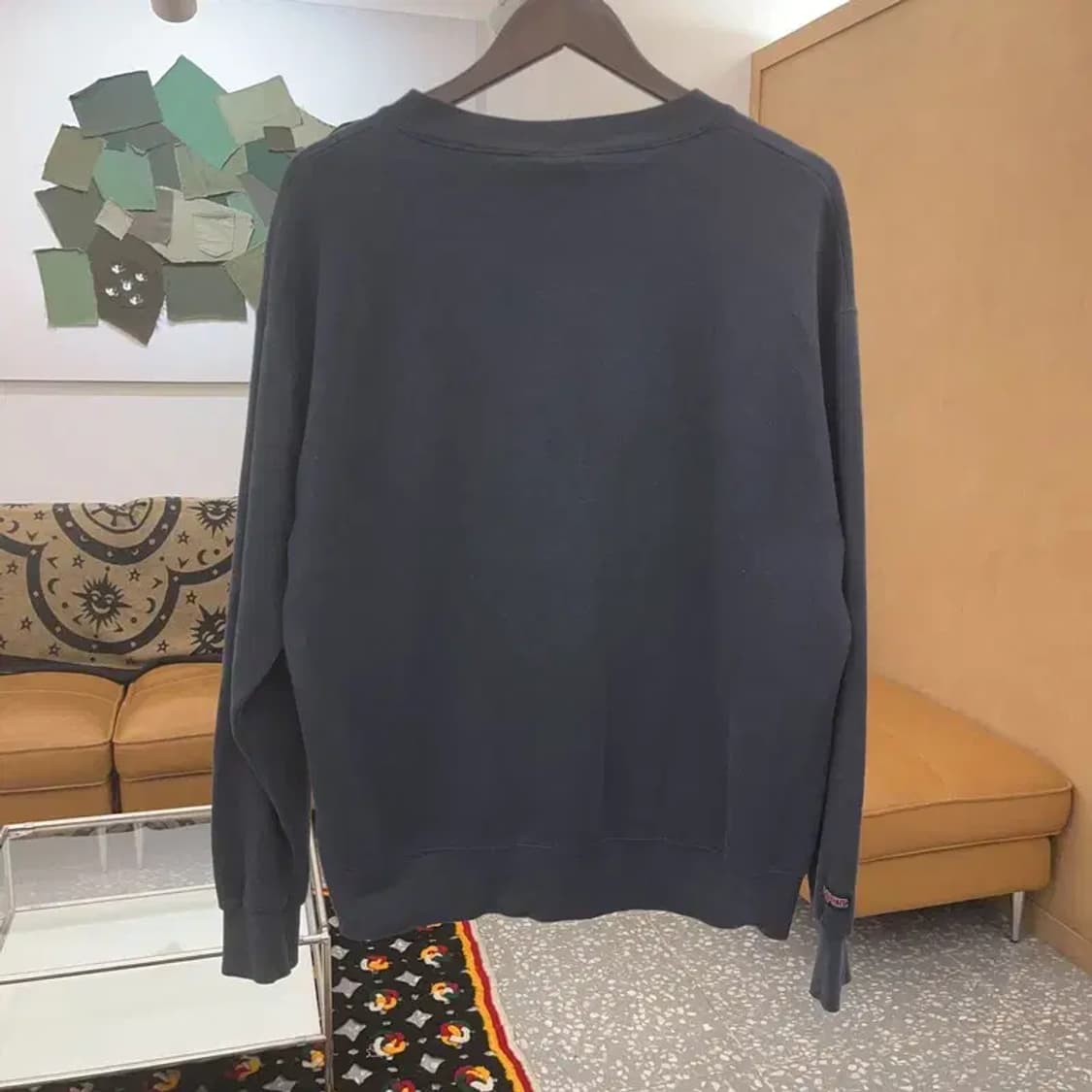 잔스포츠 올드스쿨 레트로 체크로고 약기모 맨투맨 M C07789 상품이미지4