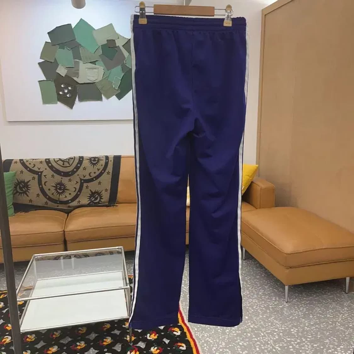 아디다스 Y2K 대장급 딥퍼플 삼선 트랙팬츠 XS C07795 상품이미지4