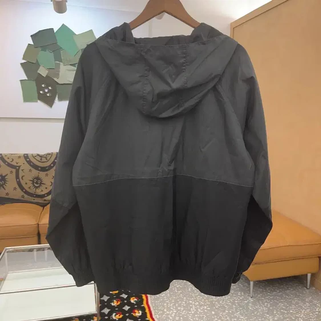 나이키 올드스쿨 빈티지 프론트 레터링 바람막이 자켓 L C07764 상품이미지4