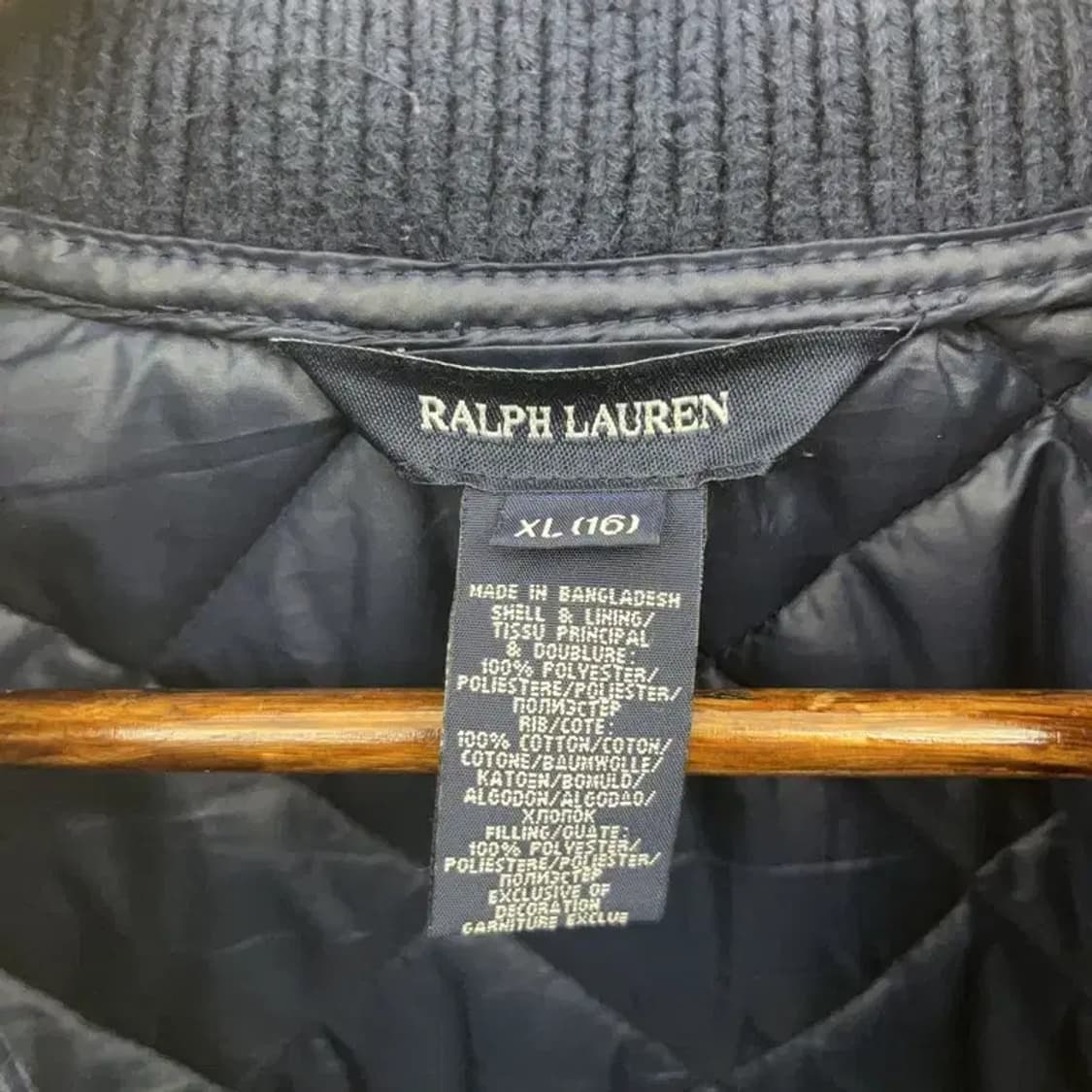 폴로 랄프로렌 모던 캐주얼 퀄팅 경량 자켓 XL C07782 상품이미지5
