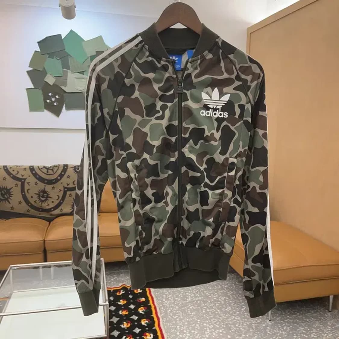 아디다스 Y2K 대장급 희귀 카모플라주 져지 집업 90 C07766 상품이미지3