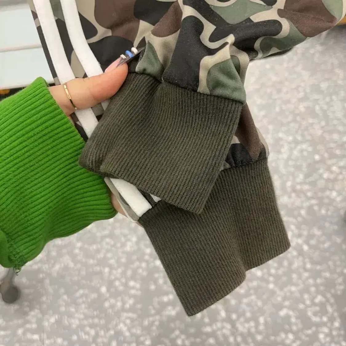 아디다스 Y2K 대장급 희귀 카모플라주 져지 집업 90 C07766 상품이미지8