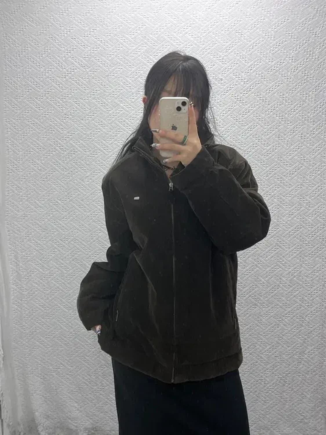 라코스테 빈티지 스틸로고 털안감 코듀로이 골덴 자켓 100 C07765 상품이미지1