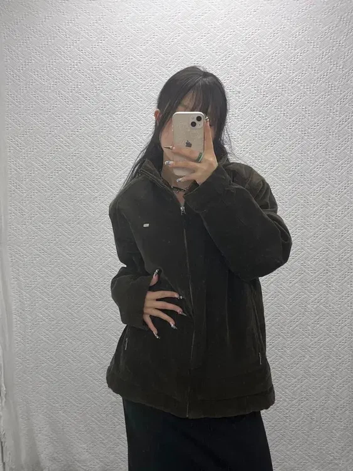 라코스테 빈티지 스틸로고 털안감 코듀로이 골덴 자켓 100 C07765 상품이미지2