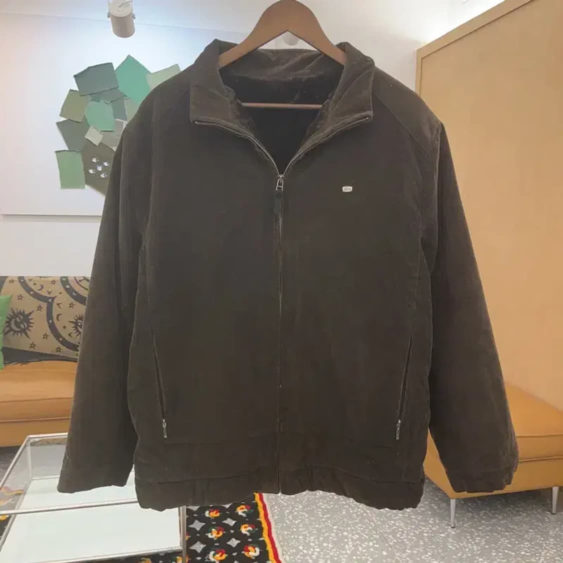 라코스테 빈티지 스틸로고 털안감 코듀로이 골덴 자켓 100 C07765 상품이미지3