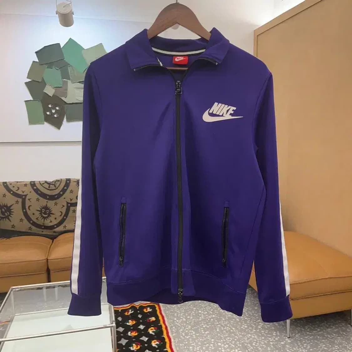 나이키 레트로 Y2K 딥퍼플 져지 집업 100 C07784 상품이미지3