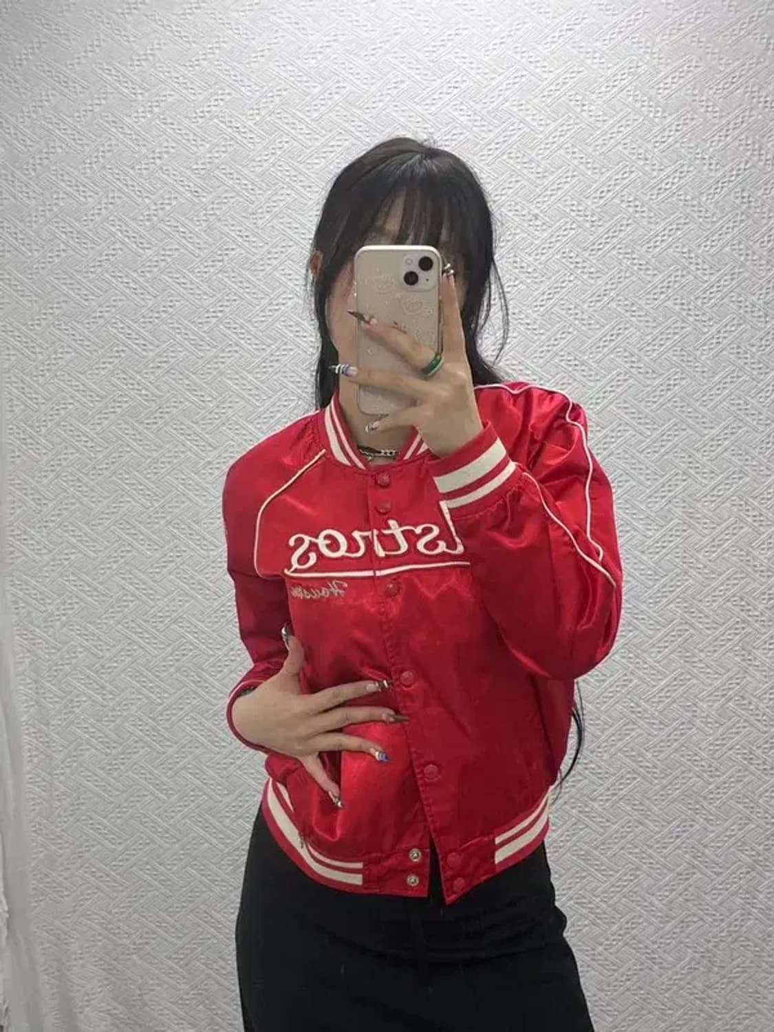 MLB 휴스턴 애스트로스 유니크 새틴 바시티 자켓 95 C07777 상품이미지1