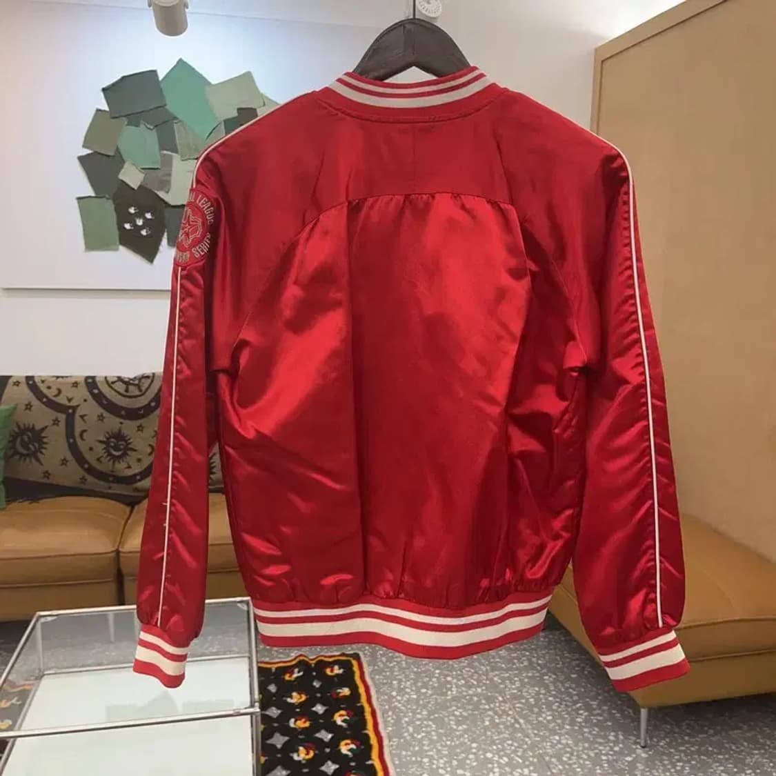 MLB 휴스턴 애스트로스 유니크 새틴 바시티 자켓 95 C07777 상품이미지4