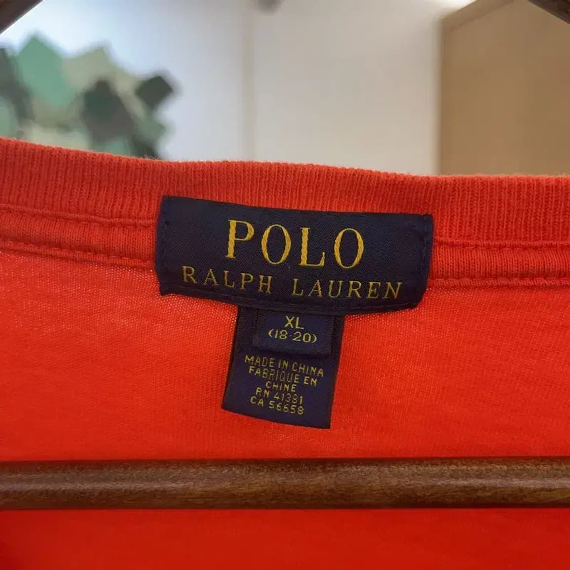 폴로 랄프로렌 Y2K 레트로 오렌지 롱슬리브 XL C07800 상품이미지5