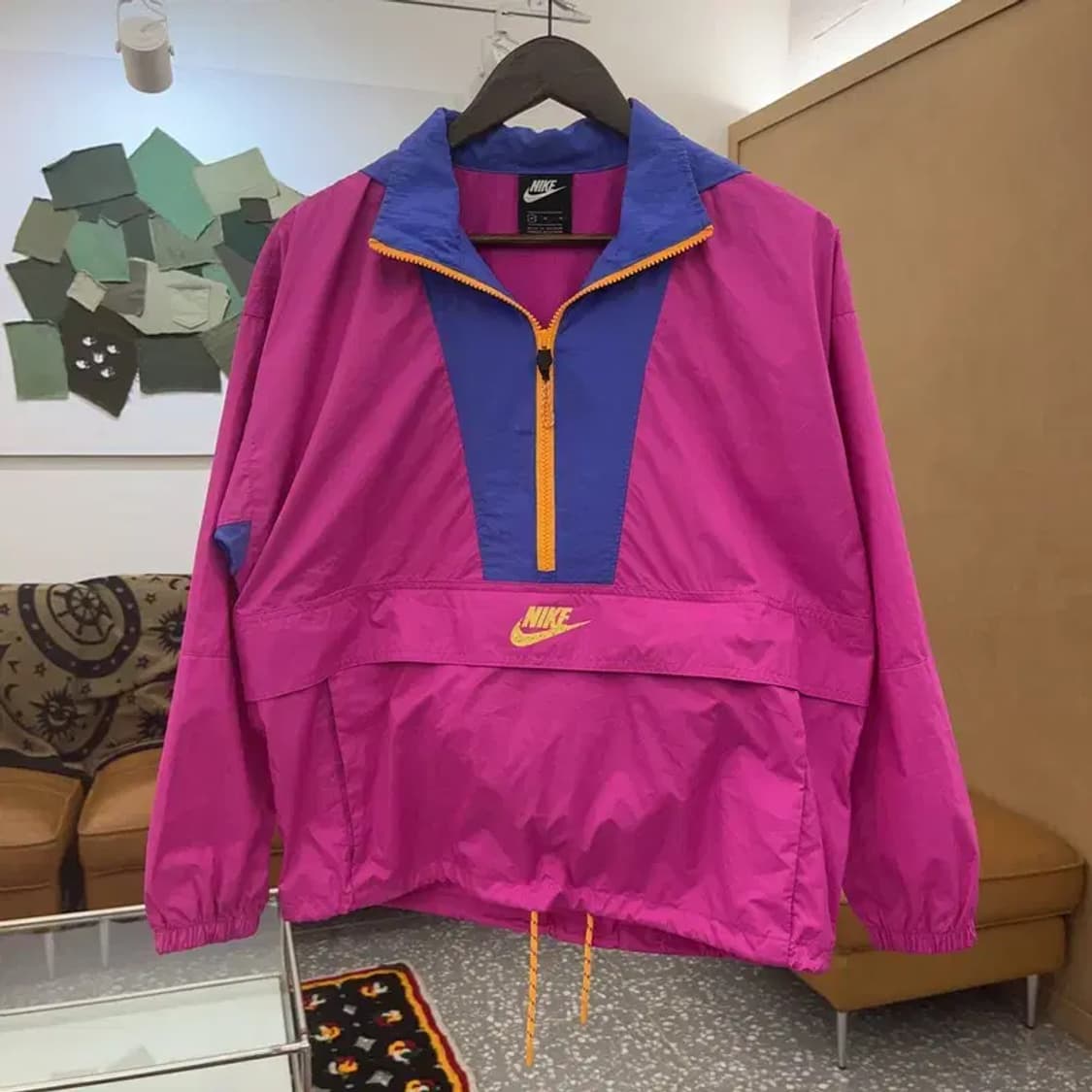 나이키 Y2K 레트로 핫핑크 바람막이 아노락 M C07803 상품이미지3
