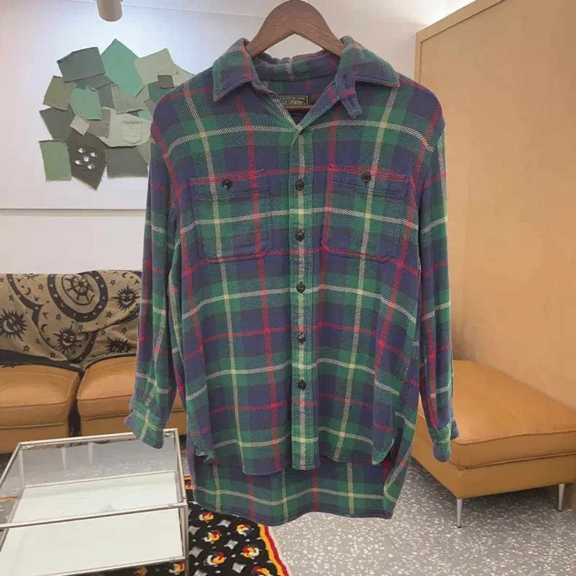 폴로 랄프로렌 레트로 컨트리 플란넬 체크 셔츠 S C07813 상품이미지3