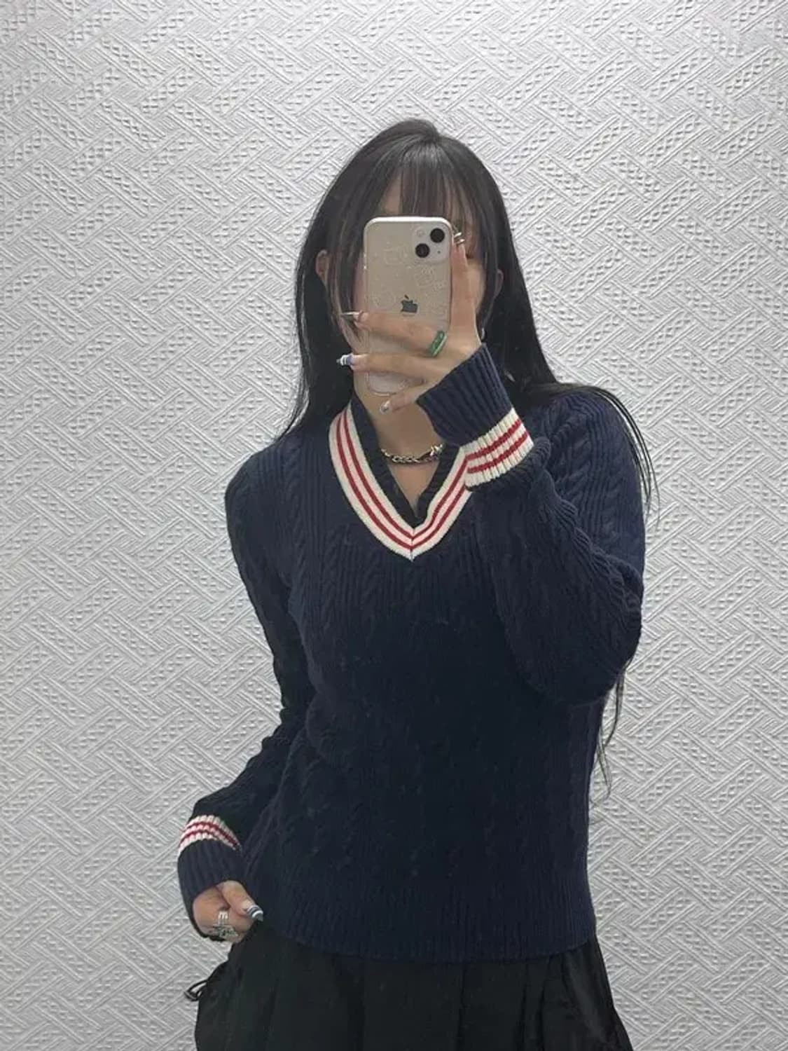 유니클로 이네스 드 라 프라상쥬 꽈배기 꽈배기 니트 85 C07818 상품이미지1