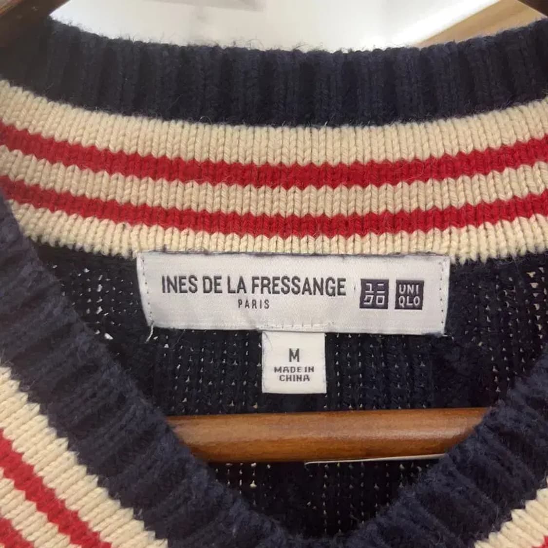 유니클로 이네스 드 라 프라상쥬 꽈배기 꽈배기 니트 85 C07818 상품이미지5